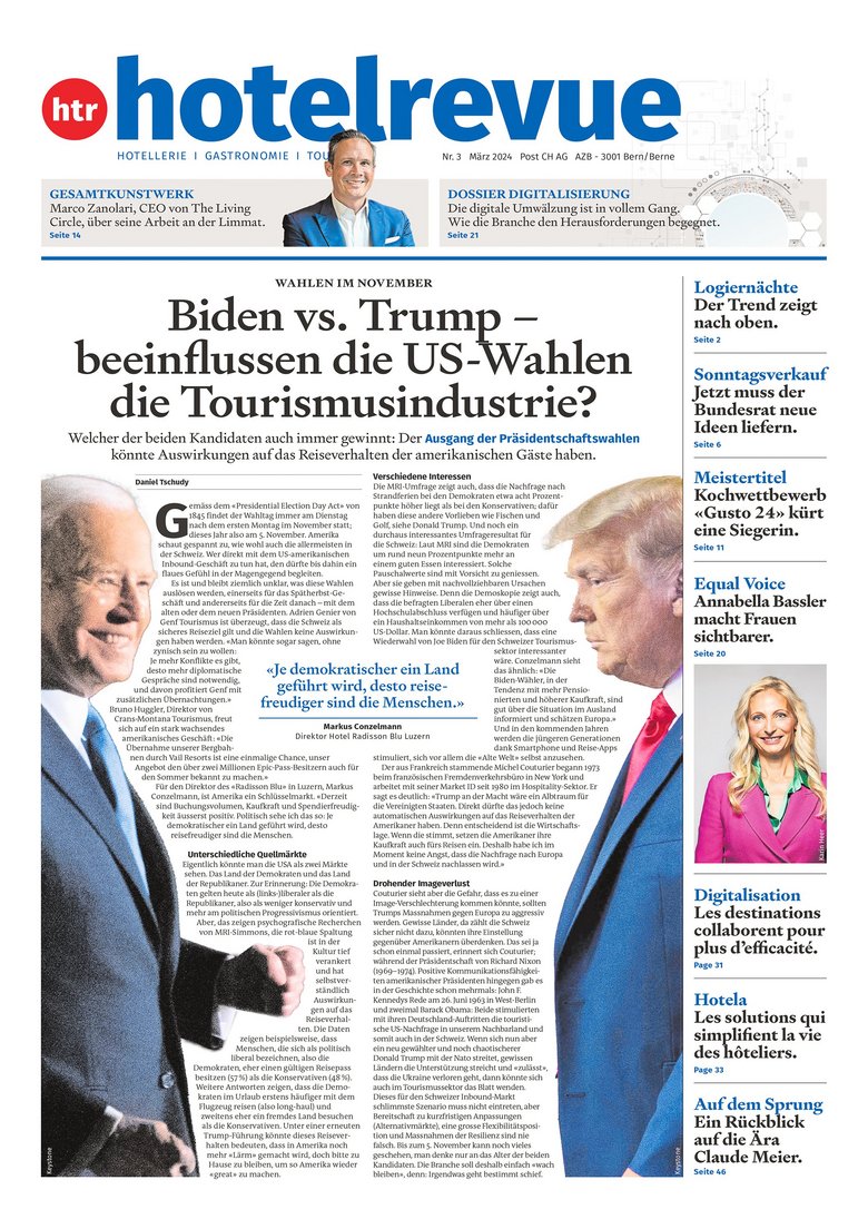 Zeitung: Hotelrevue