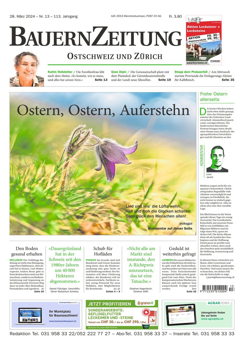 Zeitungen: Bauern Zeitung